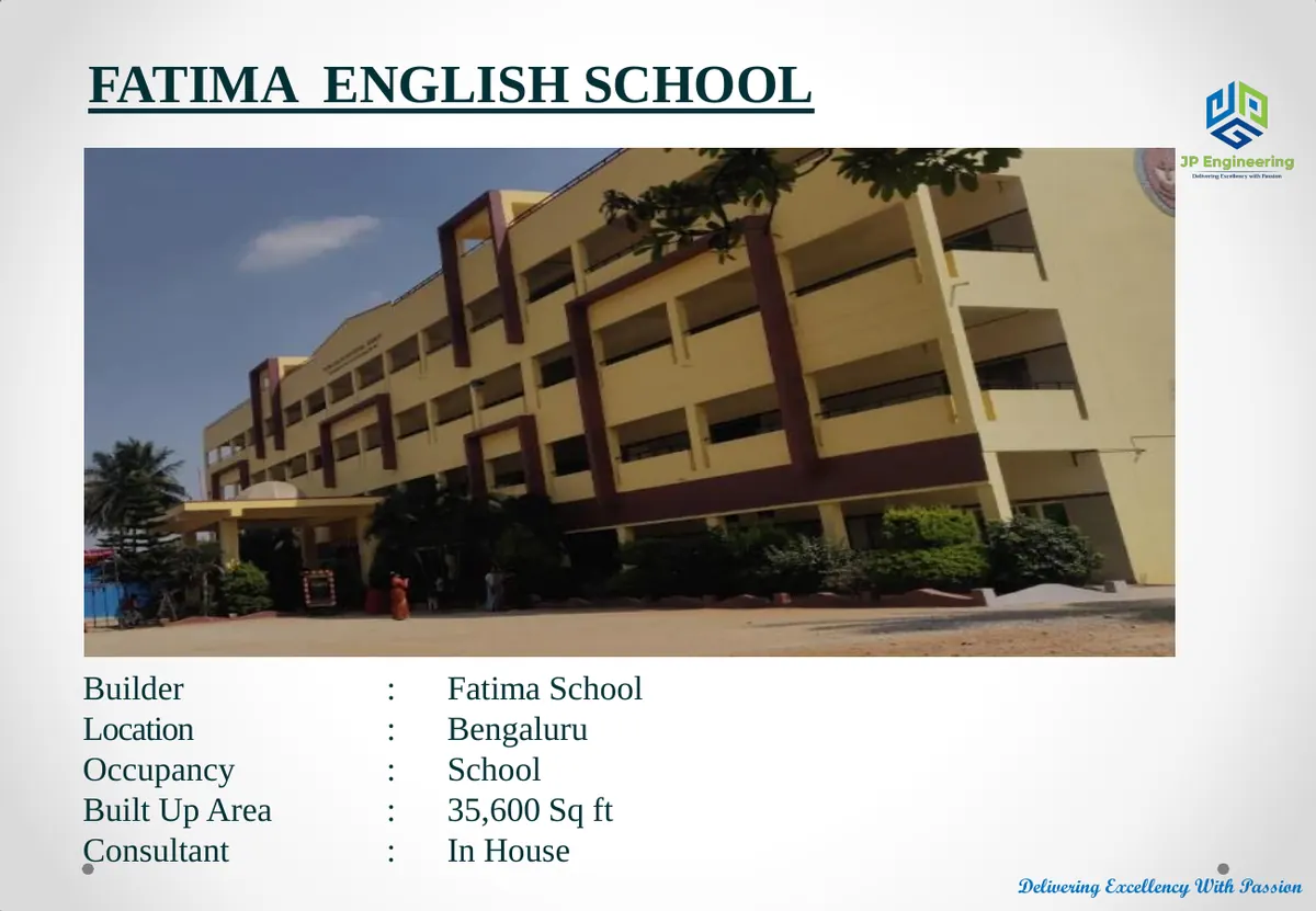 Fatima English School project