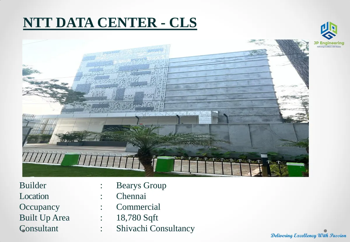 NTT Data Center CLS project